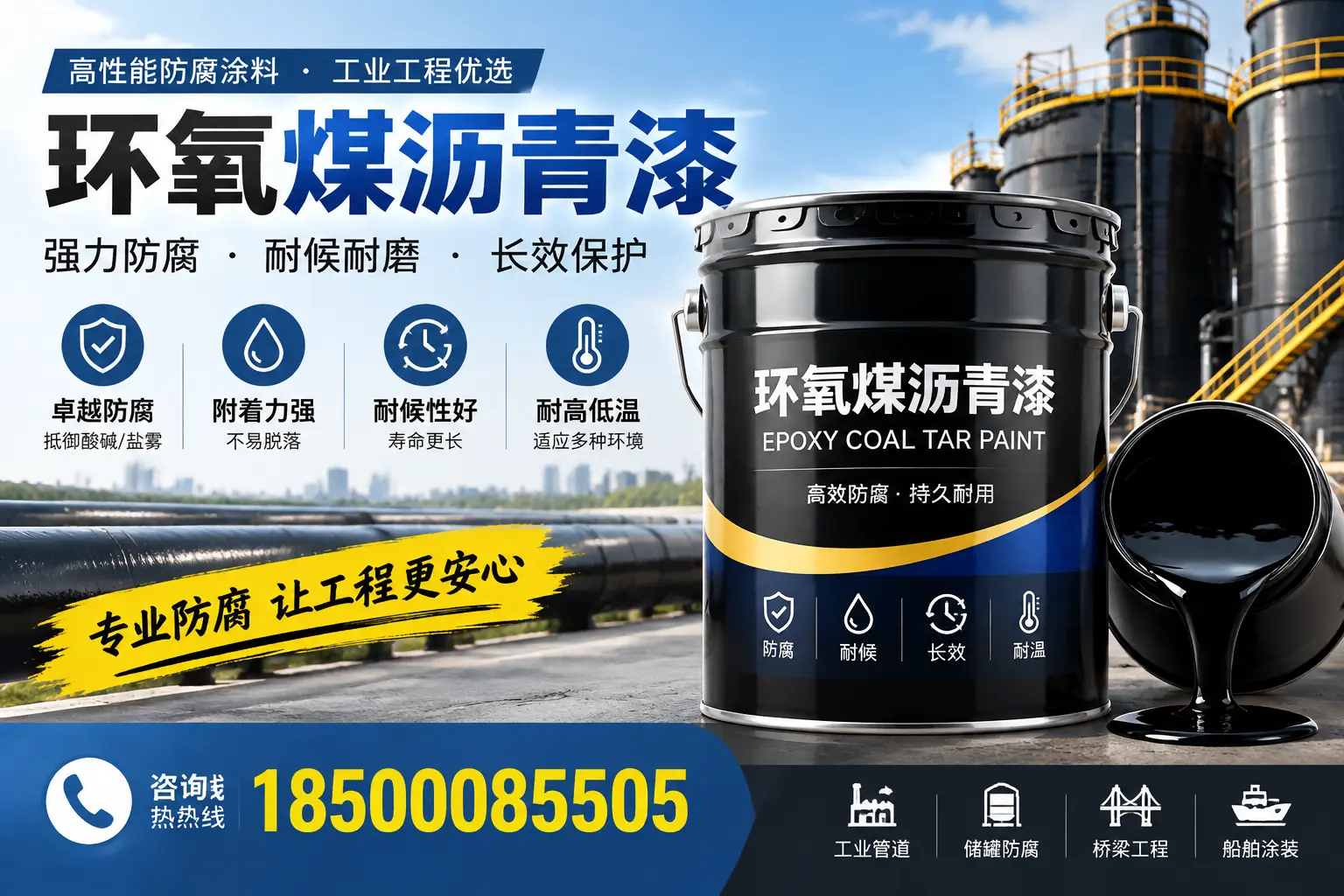 环氧煤沥青漆的施工方法与注意事项，确保在南通顺利完成